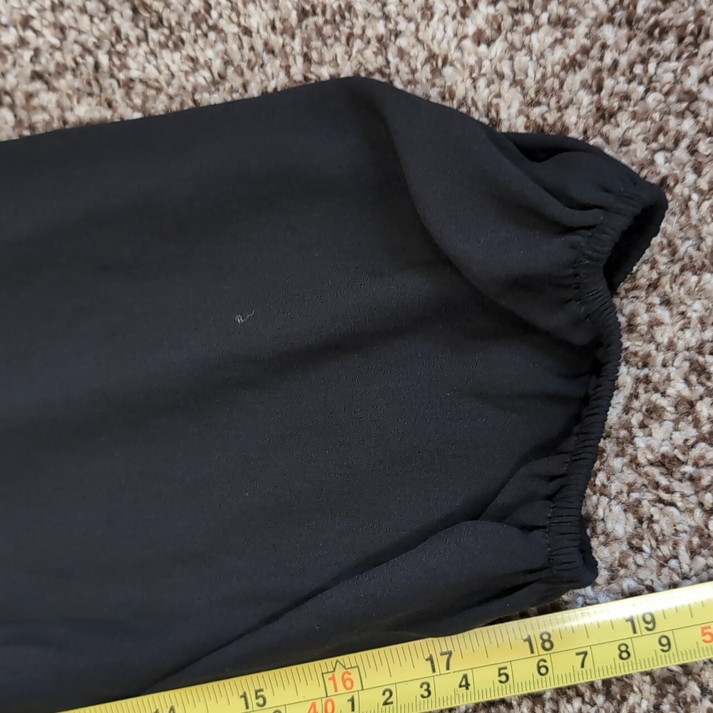 Abercrombie And Fitch Black Ruffle Mini Dress NEW Size MT - Picture 11 of 13